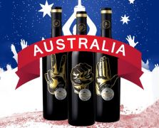 澳大利亚进口红酒皇家龙船 胜利之手2号手势系列
